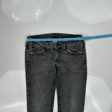 True Religion Skinny Jeans - 30W US 4 Gray Cotton Blend
