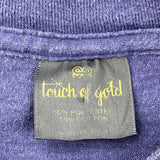 Illinois Fighting Illini Touch Of Gold Single Stitch T-Shirt - XL Blue Polyester
