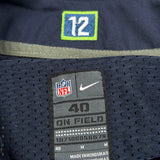 Seahawks Nike Football Jersey - Medium Navy Polyester