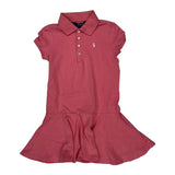 Age 6 Polo By Ralph Lauren Dress - XS Pink Cotton