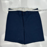 Dickies Chino Shorts - 36W 8L Navy Polyester Blend