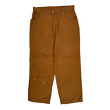 Dickies Carpenter Pants - 34W 30L Brown Cotton