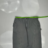 Carhartt Carpenter Trousers - 34W 32L Grey Cotton