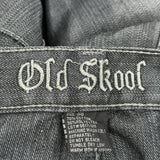Old Skool Jeans - 38W 31L Grey Cotton Blend