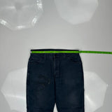 Dickies Double Knee Carpenter Trousers - 36W 30L Blue Cotton