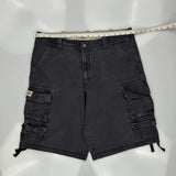 Lee Cargo Cargo Shorts - 34W 11L Grey Cotton