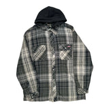 Dickies Checked Jacket - XL Gray Cotton