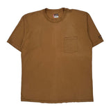 Dickies T-Shirt - XL Brown Cotton