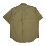 Blaire Ralph Lauren Short Sleeve Shirt - Large Khaki Cotton