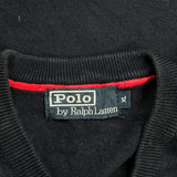 Polo By Ralph Lauren V-Neck Sweater - XL Navy Cotton