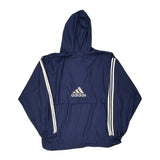 Adidas Windbreaker - XL Navy Polyester