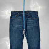 501 Levis Jeans - 40W 32L Blue Cotton