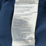 Tommy Hilfiger Slim Fit Short Sleeve Shirt - Small Blue Cotton