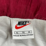Nike Track Jacket - XL Red Polyester