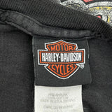 Harley Davidson Graphic T-Shirt - Large Black Cotton