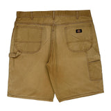 Dickies Carpenter Shorts - 38W 10L Brown Cotton