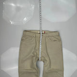 Levis 505 Jeans - 34W 29L Beige Cotton