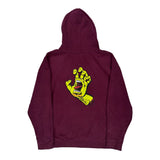 Screaming Hand Unbranded Graphic Hoodie - XL Burgundy Cotton