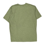 Carhartt T-Shirt - Large Green Cotton