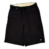 Dickies Shorts - 34W 11L Black Cotton Blend