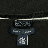 Tommy Hilfiger Jumper - Medium Black Cotton Blend