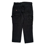 Dickies Carpenter Pants - 34W 31L Black Cotton
