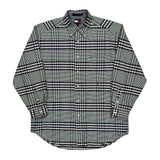 Tommy Hilfiger Checked Shirt - Medium Green Cotton