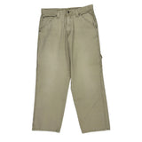 Wrangler Cargo Carpenter Trousers - 32W 31L Beige Cotton