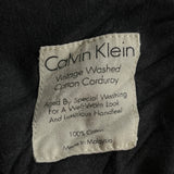 Calvin Klein Cord Pants - 34″ Waist Black Cotton