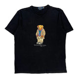 Polo Bear Polo By Ralph Lauren Graphic T-Shirt - XL Black Cotton