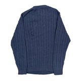 Tommy Hilfiger Striped Sweater - XL Blue Cotton