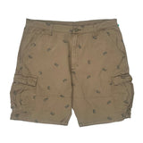 Old Navy Graphic Cargo Shorts - 36W 10L Khaki Cotton
