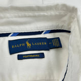 Age 7 Ralph Lauren Short Sleeve Shirt - Small White Cotton