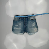 Diesel Denim Shorts - 30W UK 8 Light Wash Denim