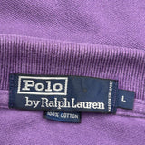Polo By Ralph Lauren Polo Shirt - Large Purple Cotton