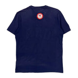 USA Olympic Team Polo By Ralph Lauren Graphic T-Shirt - Large Navy Cotton
