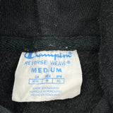 Reverse Weave Champion Spellout Hoodie - Medium Black Cotton