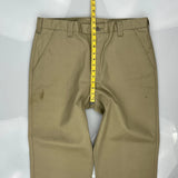 Carhartt Trousers - 38W 30L Beige Polyester Blend