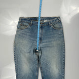 550 Orange Tab Levis Jeans - 34W 30L Blue Cotton