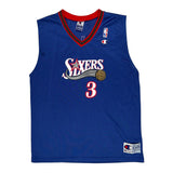 Philadelphia 76Ers Champion Nba Jersey - XL Blue Polyester