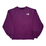 The North Face Sweatshirt - Small Purple Cotton