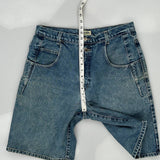 Guess Denim Shorts - 34W 9L Blue Cotton