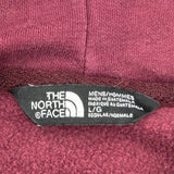 The North Face Hoodie - Large Burgundy Cotton