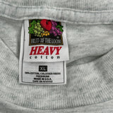 Iowa Fruit Of The Loom Single Stitch T-Shirt - XL Gray Cotton
