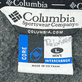 Columbia Fleece Jacket - Large Gray Polyester