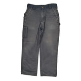 Carhartt Carpenter Trousers - 33W 30L Grey Cotton