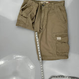 Levis Cargo Shorts - 30W 10L Khaki Cotton