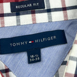 Tommy Hilfiger Checked Shirt - Large Blue Cotton