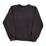 Carhartt Sweatshirt - Large Gray Cotton Blend