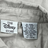 Mickey Mouse Disney Cartoon Shirt - 2XL Gray Cotton